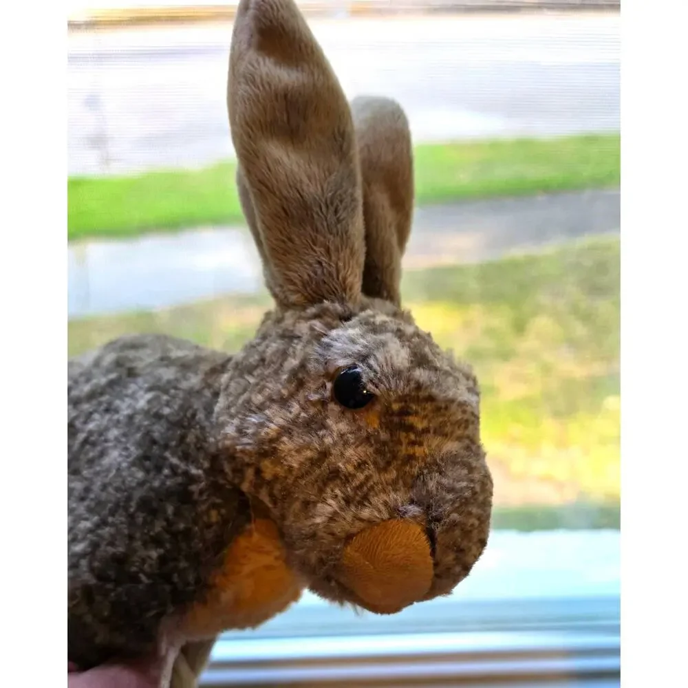 Wild Republic Realistic Jack Rabbit Bunny Hare Plush 14